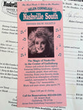 1990's Helen Cornelius' NASHVILLE SOUTH Dinner Theater Menu Gatlinburg Tennessee