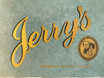1970's JERRY'S RESTAURANT Original Dinner Menu Youngtown Sun City Arizona