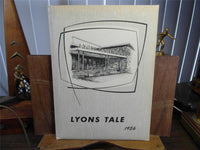 1956 Lyons Central High School New York Original Yearbook Annual The Lyons Tale