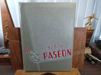 1951 PASEO HIGH SCHOOL Kansas City Missouri Original YEARBOOK Annual Paseon