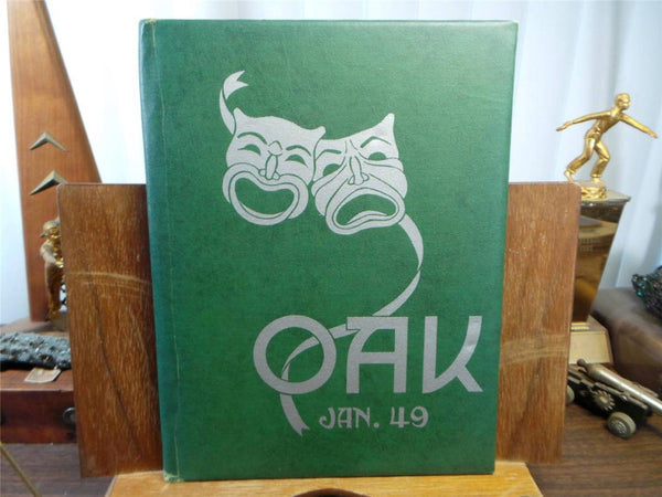 1949 January ROYAL OAK HIGH SCHOOL Michigan Original YEARBOOK Annual The Oak