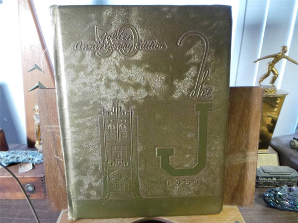 1951 JOLIET TOWNSHIP HIGH SCHOOL Joliet Illinois Original YEARBOOK Annual The J