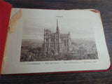 Vintage AMIENS France Souvenir Photograph Book Cathedral Circus Somme Vergeaux