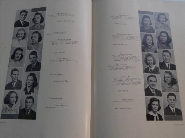 1940 SOUTHWEST HIGH SCHOOL St. Louis Missouri Original YEARBOOK Annual Roundup