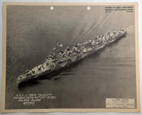 1943 USS J. FRED TALBOTT DD-156 Naval Intelligence RESTRICTED PHOTO Navy