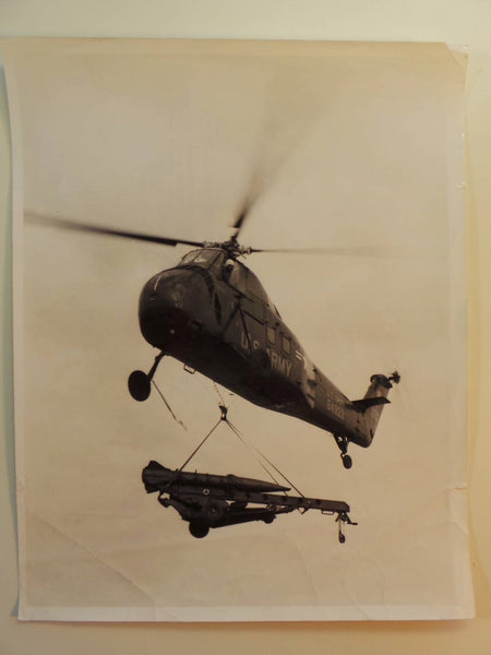 1958 H-19 Helicopter 82nd Airborne ORIGINAL Official U.S. Army Photograph
