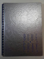 1940 MOUNTAIN VIEW UNION HIGH SCHOOL California Original YEARBOOK Blue and Gray