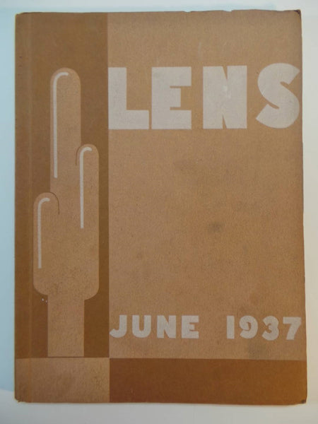 June 1937 WASHINGTON HIGH SCHOOL Portland Oregon Original YEARBOOK Annual Lens