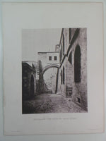 Antique 1860 JERUSALEM ECCE HOMO ARCH Photogravure Print HOLY LAND Israel