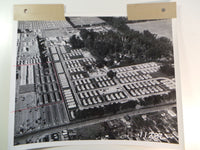 Vintage U.S. Naval Base PORT HUENEME Ca. Aerial OFFICIAL Photo Navy Quonset Huts