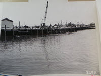 Vintage U.S. Naval Base PORT HUENEME Ca. OFFICIAL Photo Navy Loading Dock Area