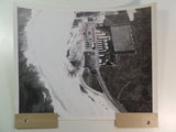 Vintage U. S. Naval Base PORT HUENEME Ca. Aerial Photo Navy Beach Buildings