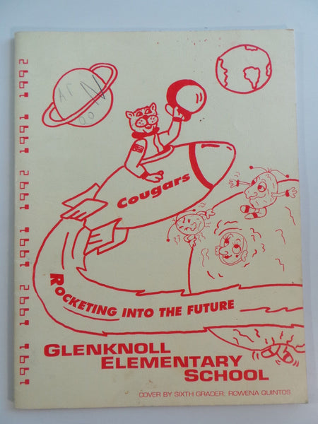 1992 Glenknoll Elementary School Yorba Linda California Original YEARBOOK Annual