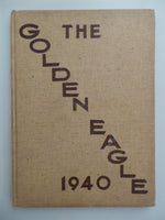 1940 El Segundo High School California Original YEARBOOK Annual Golden Eagle