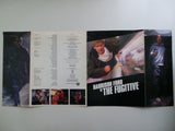 1993 HARRISON FORD Tommy Lee Jones Fugitive Fold Out  Lobby Card Warner Bros.