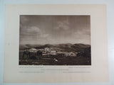 1925 SAMARIA HEROD'S PALACE RUINS Israel Shomron Levant West Bank Photogravure