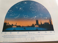 1923 JULY STARS Constellations Astronomy Cityscape Westminster Bridge London