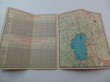 Vintage 1949 NEVADA MAP Touring Guide Road Trip Chevron RPM Motor Oil Booklet