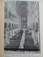 1911 GOTHIC ARCHITECTURE England & France George West Photographs Engravings