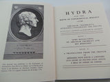 1986 HYDRA Birth Experimental Biology 1744 Abraham Trembley Memoires Polyp