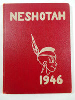 1946 WASHINGTON HIGH SCHOOL Two Rivers Wisconsin YEARBOOK Annual Neshotah