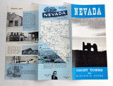 Vintage RENO NEVADA 4 Brochures Map History Mines Facts Casinos Ghost Towns Gold