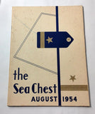 1954 SEA CHEST US Naval Officer Candidate School Newport Rhode Island Yearbook