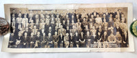 Vinatge 1939 SHELL OIL COMPANY Los Angeles Basin Employees PANORAMA Photograph