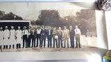 Vintage SHELL OIL COMPANY Employees Lake Elsinore BARBEQUE PANORAMA Photograph