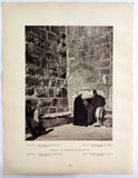 1925 BETHLEHEM Main Entrance CHURCH NATIVITY Photogravure Architecture Print