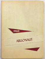 1960 NEW HOLSTEIN HIGH SCHOOL Wisconsin Original YEARBOOK Annual Argonaut
