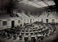 1895 United States Empty SENATE CHAMBER Photograph Print