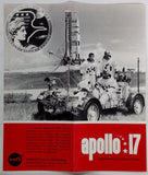 Vintage Original APOLLO 17 Exploring Moon Taurus-Littrow MSFC MFA NASA BROCHURE