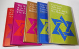 1965 1st ED 5 Volume Box W-Slipcase Set HISTORY OF THE JEWS Poul Borchsenius