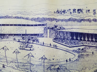 1962 ANAHEIM RECREATION CENTER  BLUEPRINTS Donal Engen Architectural Rendering