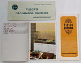 Vintage 1960s REDONDO TILE Packet Brochures Ceramic Flooring Vinyl Mid Century