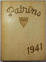 1941 St. Joseph's Academy St. Paul Minnesota Original Yearbook Annual Patrins