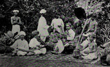 1912 Indian Musicians Instruments Drum Tambura India Photogravure Photograph
