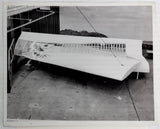 Vintage USAF Rockwell B-1 Bomber Press Release Photograph Wing Pivot Mockup