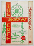 1950s Vintage Breakfast Menu The Wheel Cafe Chemult Oregon Now KJ's Cafe