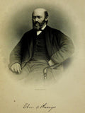 1888 Engraving Eben B. Phillips Essex Swampscott Ma. History Genealogy