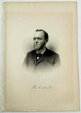 1888 Engraving Alexander Caldwell Essex County Newburyport Ma. History Genealogy