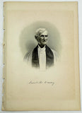 1888 Engraving Samuel Moody Emery Essex West Newbury Ma. History Genealogy