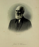 1888 Engraving John Greenleaf Whittier Essex Haverhill Ma. Genealogy History