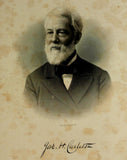 1888 Engraving James H. Carleton Essex County Haverhill Ma. Genealogy History