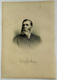 1888 Engraving Charles Johnson Noyes Essex County Mass. Genealogy History
