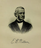 1888 Engraving Rev. Edmund B. Willson Essex County Mass. Genealogy History