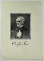1888 Engraving Edward S. Davis Essex County Lynn Mass. Genealogy History