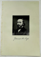 1888 Engraving Dr. James M. Nye Essex County Lynn Mass. Genealogy History