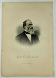 1888 Engraving Dr. Edward Newhall Essex County Lynn Mass. Genealogy History